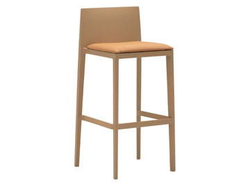 SAIL BQ1250 - Polymer stool with footrest by Andreu World - view 2